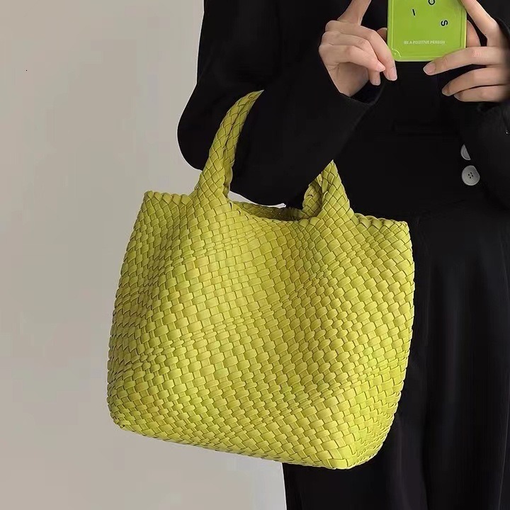 Douxlihm Free Shipping New Designer Bag 2025 Large Capacity Handwoven Tote Bag Versatile Casual Handbag Mother Bag Handheld Shoulder Bag