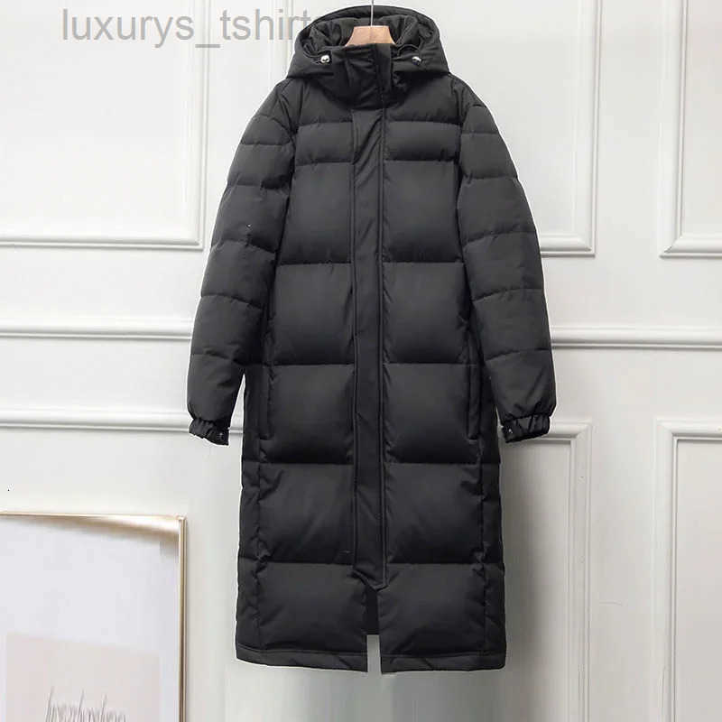 Hooded Coat For Women Autumn Warm Thick Long Puffer Winter Ladies Down Jackets Couple Models Men And Parka Quilte L50 241115