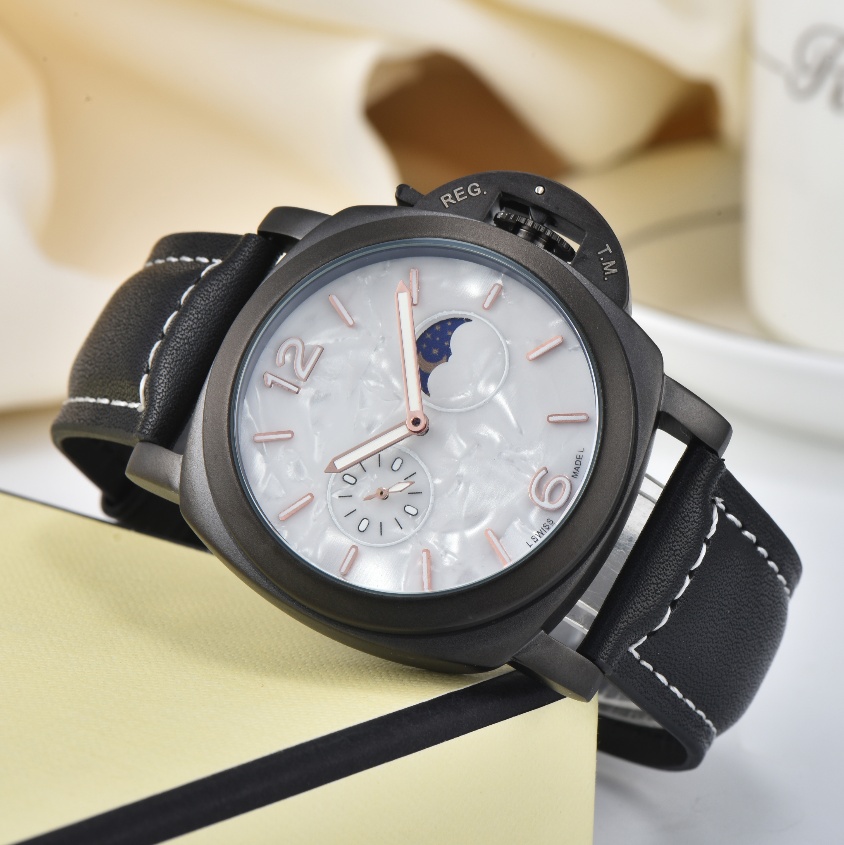 2025 Luxury designer Mens PANERAIity LUMINORity watches Quartz automatic movement WATCH stainless steel luminous gifts Women Wristwatches #123