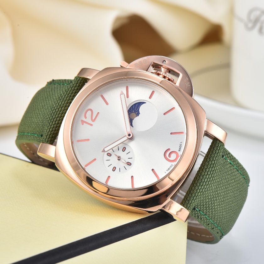 2025 Luxury designer Mens PANERAIity LUMINORity watches Quartz automatic movement WATCH stainless steel luminous gifts Women Wristwatches #122