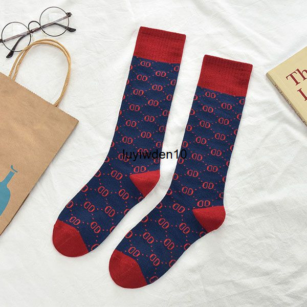 Athletic Socks Mens Socks Designer men socks Women Socks Luxury Stocking Quality Comfortable Knee Leg Long Brand Sock with Letter Printing Black Whi
