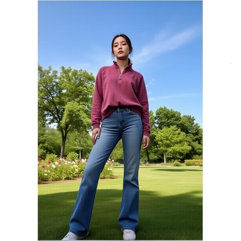 Womens casual quarter zip hoodie offers two colors of soft and comfortable zip pullovers The fashionable loose fit hoodie 251210