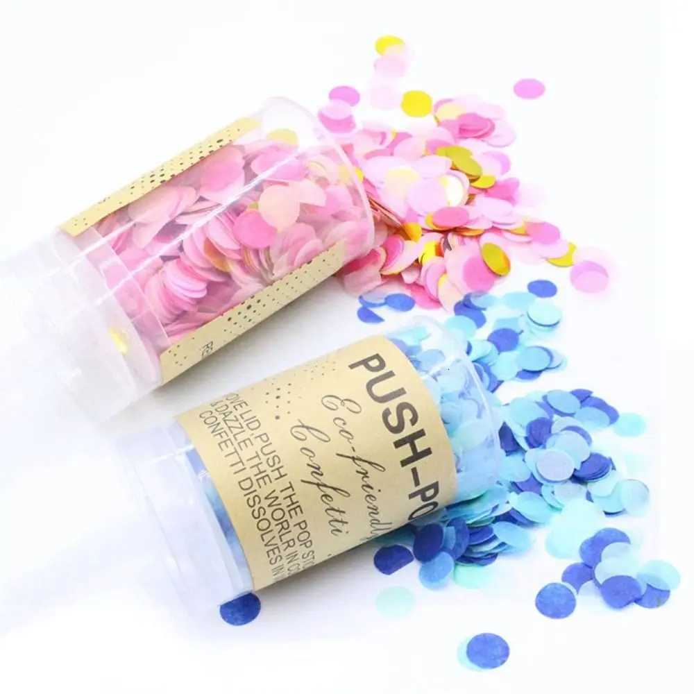 Round Pastel Exploding Anniversary Push Up Bridal Shower Confetti per Party Supplies For Wedding Confetti Decorations H251211-image-1088069148