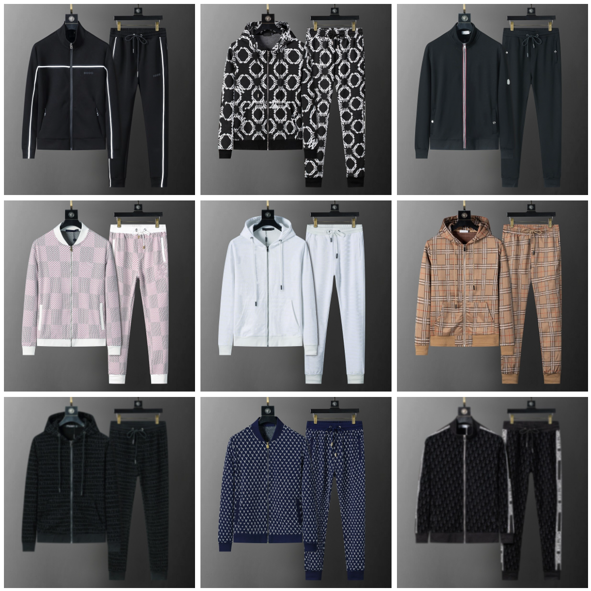 men designer tracksuit 2 piece set high quality mens tracksuits sportswear set fashion designer jacket high quality zip up coat luxury embroidery