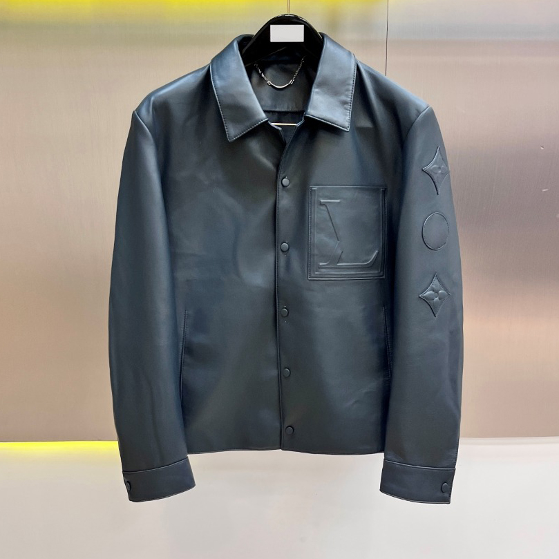Men's plus size Outerwear Genuine Leather Coats Puffer Jacket hoodie suit hooded casual fashion top quality designer jackets B1u5i11