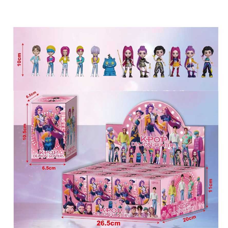 Blind Box Anime KPop s HUNTRIX SAJA BOYS RUMI MIRA ZOEY Derpy Tiger Action Figure Model Doll Toy Mystery Decor Gift K260320-image-1098298835