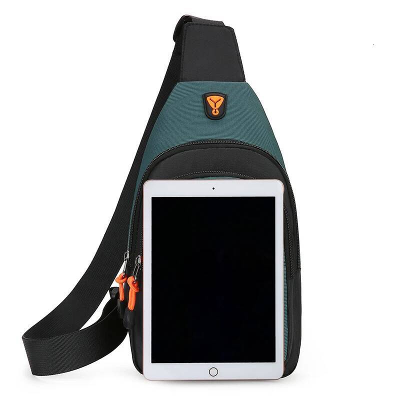 Borsa da bici da trekking per il tempo libero da uomo, borsa a tracolla sportiva impermeabile, zaino da viaggio, borsa da petto da uomo, borsa a tra