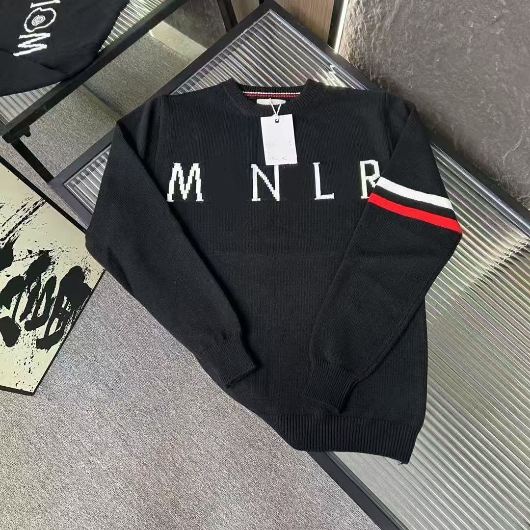 Men's sweater designer sweater autumn and winter cold resistant wool sweater classic casual sweater loose fitting pullover sweater men's a