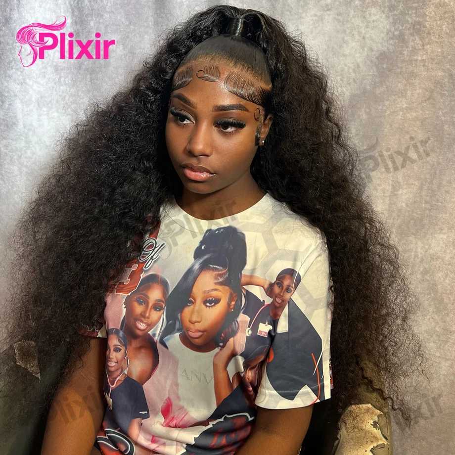 Deep Wave Frontal Wig 13x6 Hd Lace Brazilian Curly Human Hair Wigs Water Wave 30 40 Inch 13x4 Lace Front Human Hair Wig M251211-image-1088062896