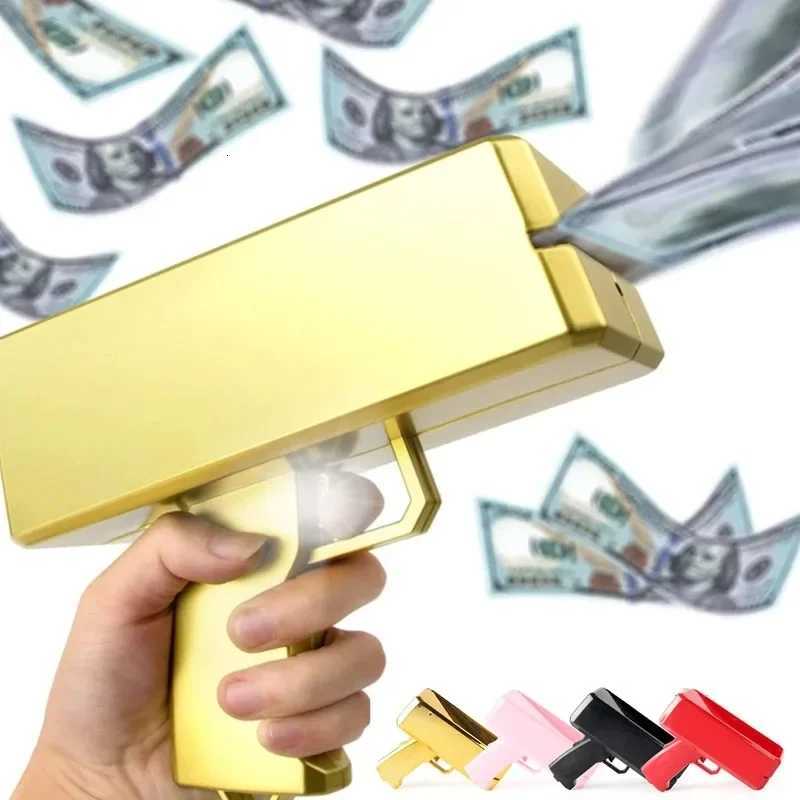 1 Set Handheld Cash Shooter for Wedding Birthday Game Movies Bachelor Props Party Supplies Celebration Spray Money Gun H251211-image-1088068605