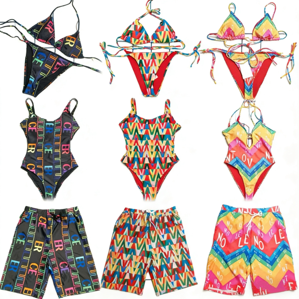 Women's Bikini Sets & Backless One-Piece Swimsuits - Trendy Summer Designer Swimwear for Beach Vacations | Men's Quick-Dry Beach Swim Trun