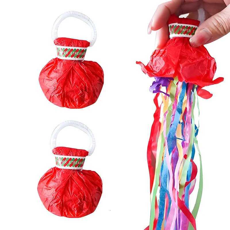10PCS Mti Color Hand Throwing Ribbon Confetti Decoration Birthday Party Wedding Celebration Christmas Atmosphere Props H251211-image-1088068482