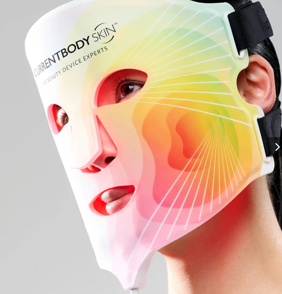 Home Beauty Instrument currentBody LED Red Light Therapy Face Mask