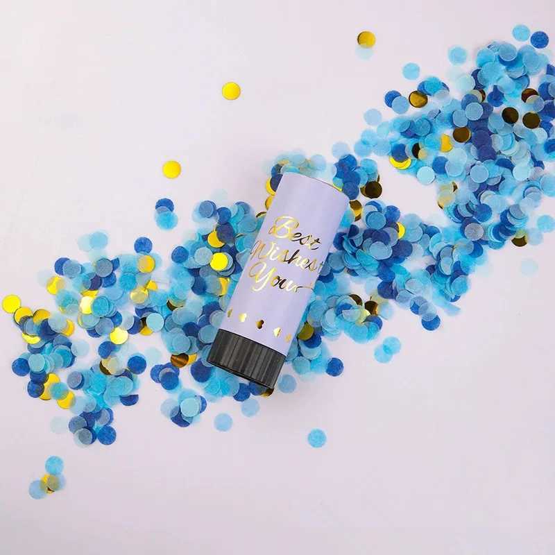 1pc Confetti per Cannons Party Streamers Air Cannons Handheld Spring Firecracker Graduation Xmas Birthday Wedding Supplies H251211-image-1088069078