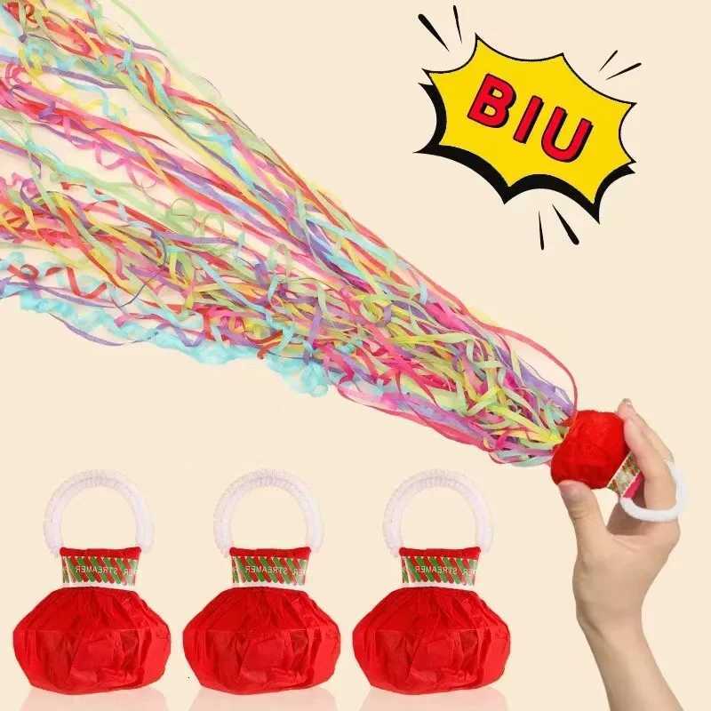 10pcs/bag Hand Throw Streamer pers Wedding Decoration Favors Supplies Kids Birthday Party Colorf Paper Confetti Guest Gift H251211-image-1088068524