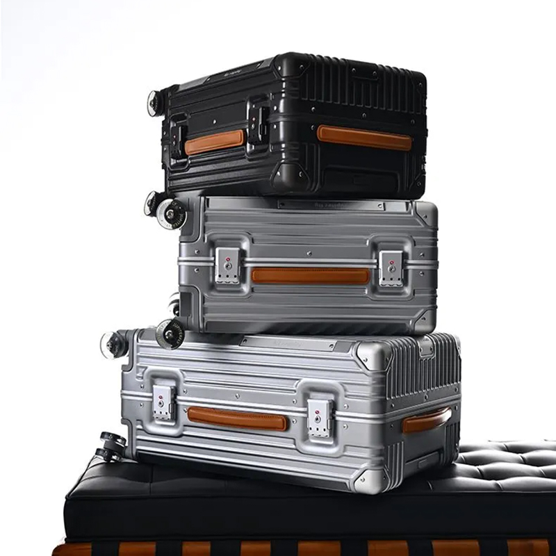 10A Suitcase Designer Luggage Set inch Boarding Case Thickened Aluminum Frame Mute Universal Wheel Combination Trolley CaseSuitcase-image-1088015137