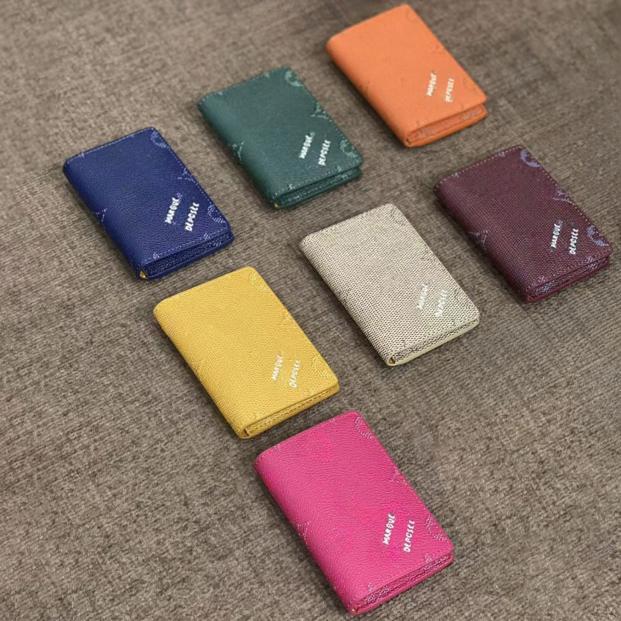10a top designer wallet multiple wallet pocket organizer leather card holders men genuine leather wallets money purse flower letters credit short mo
