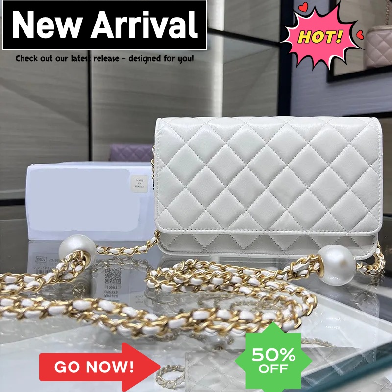 Classic Wallet ON Chain Crossbody bags Lambskin Mirror Top quality Designer bags Shoulder bag Handbags Flap bag Woman Bag With box 24C15M