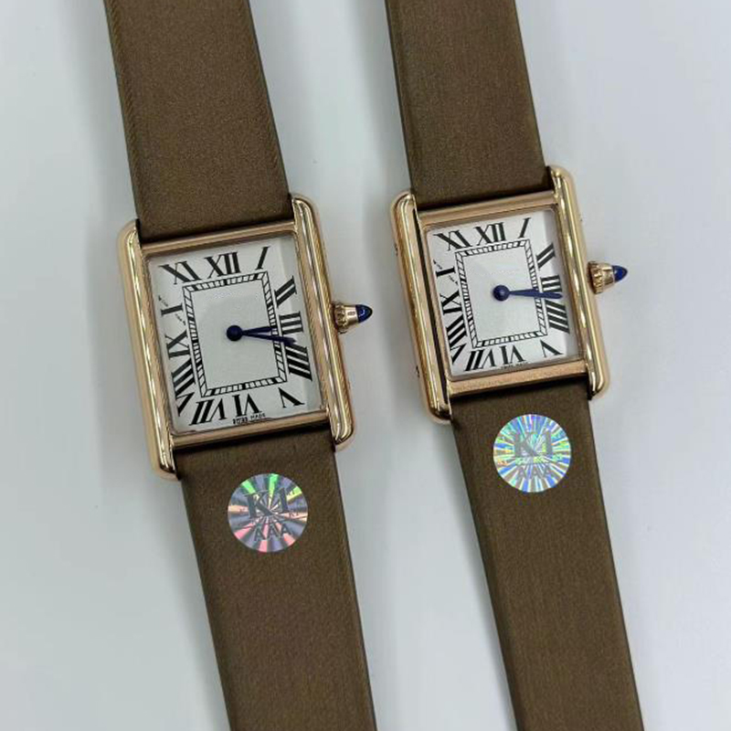 Spitzenuhr Reloj de moda clon de diseñador de lujo para mujer con pulsera de cuero luminosa y resistente al agua de zafiro combinado con movimiento