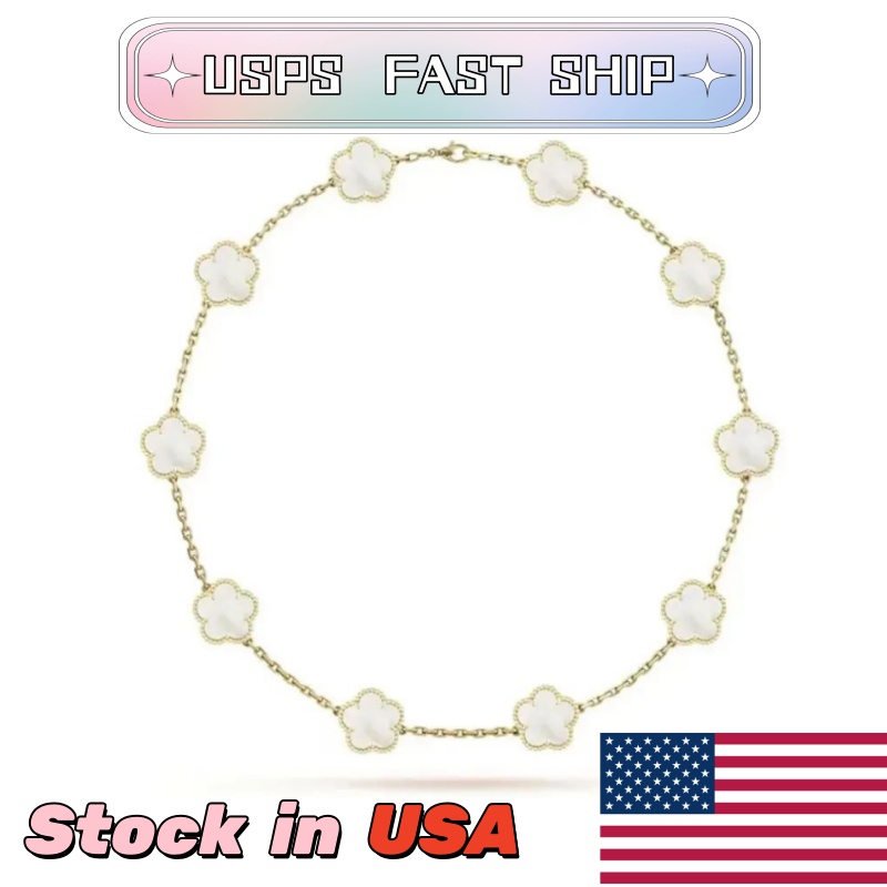 necklace luxury jewelry necklaces 18K Gold Plated Stainless Steel 10 motif Shell necklace designer jewelry Various color options lovely Valentines D