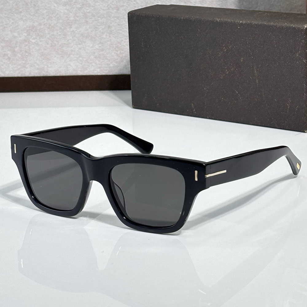 FT1280 Mens caine sunglasses new womens designer sunglasses shiny acetate style with beach daily party fashion eyeglasses high quality with box