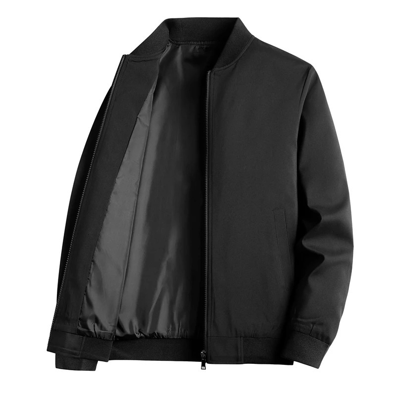 Spring Autumn Casual Solid Fashion Slim Bomber Jacket Men Overcoat Arrival Baseball Jackets Mens 251210