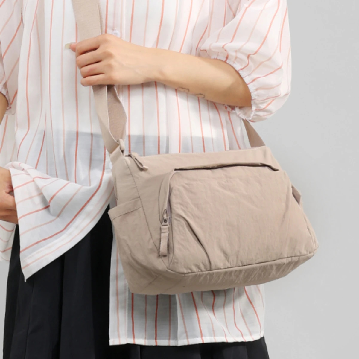 Borsa a tracolla da donna a spalla di grande capacità abbigliamento da lavoro per uomo messenger piccolo zaino studente andare a scuola con telefono