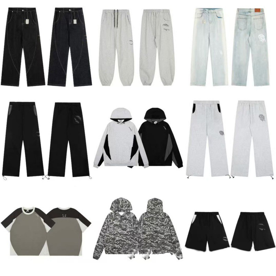 Designer Men's Hoodie Set New Arrival Embroidered Letter Hooded Sweatshirt High-Street Oversized Casual Pants Trendy Sizes S-XL