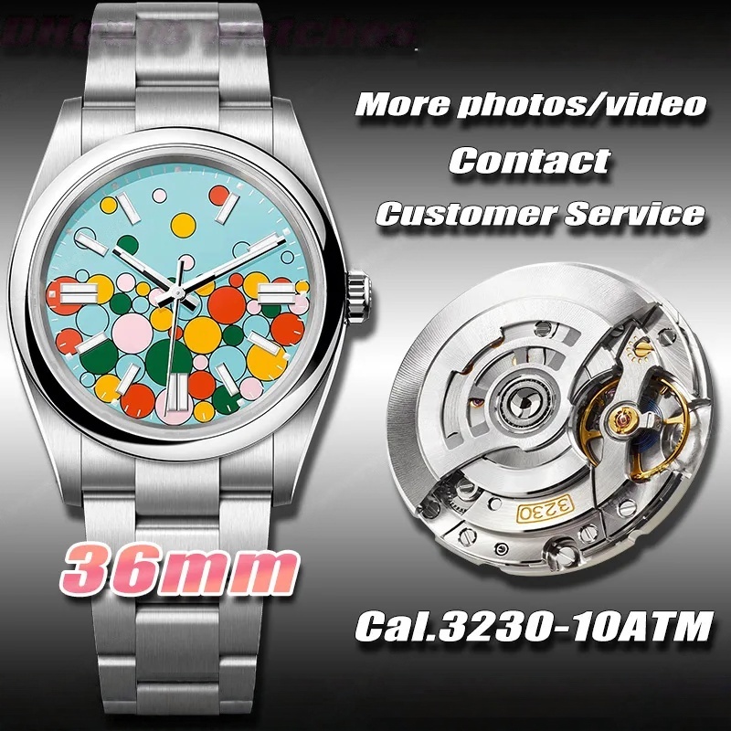 Men's Watch Designer Watch High Quality 36MM 41MM 3230 Automatic Movement Watch 904L Stainless Steel 100M Waterproof Sapphire 72 Power Storage