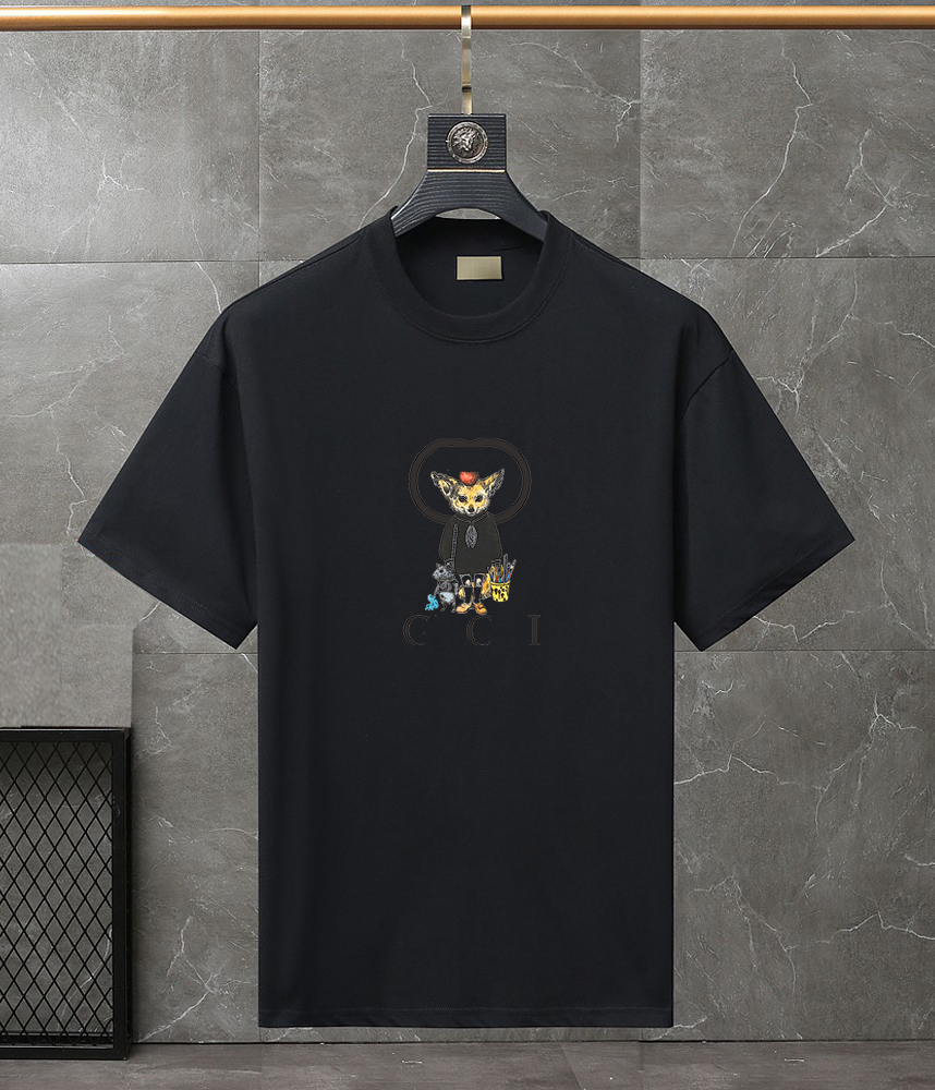 Classic Mens T Shirt Designer For Men top quality pure cotton sleeve Tees Designer Brand short fashion Men Clothing black tshirt men men's casu