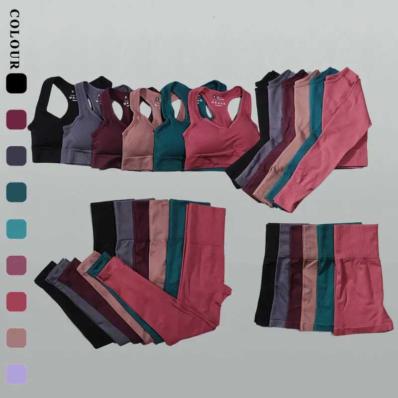 Yoga Suit Workout Set Women Yoga Clothing Gym Wear Sports Pants For Women Sportwear Female Fitness Set Sport Outfit Gym ClothesT251212-image-1088146553