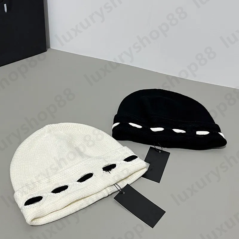 Winter knitted beanie designer cap fashionable bonnet dressy hats for men womens hat cappelli travel skiing Knitted Cap Autumn Wool Outdoor Warm Sku