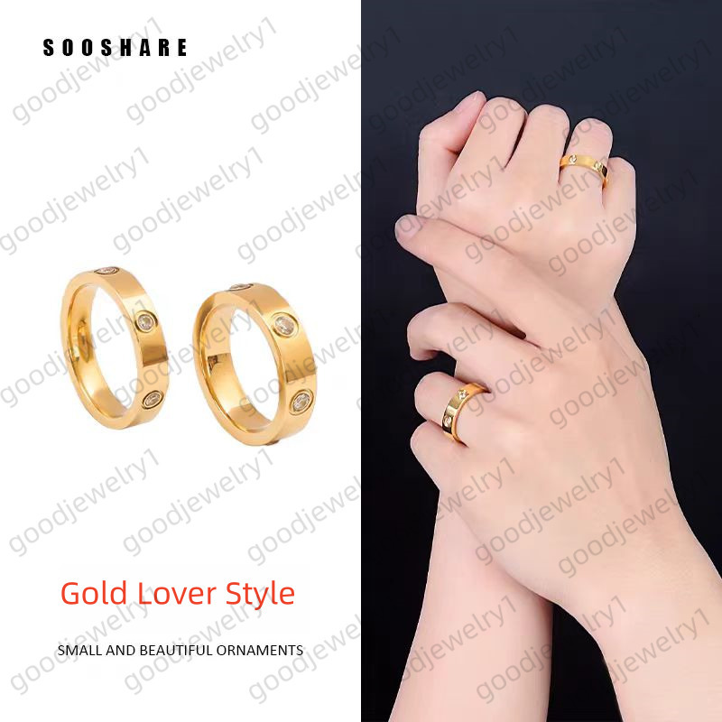 Luxurys Designer Rfor Women Classic Fashion and Exquisite Love Rings Trend Band Simple Personality Style Romantic Jewelry holiday Gift good nice J25