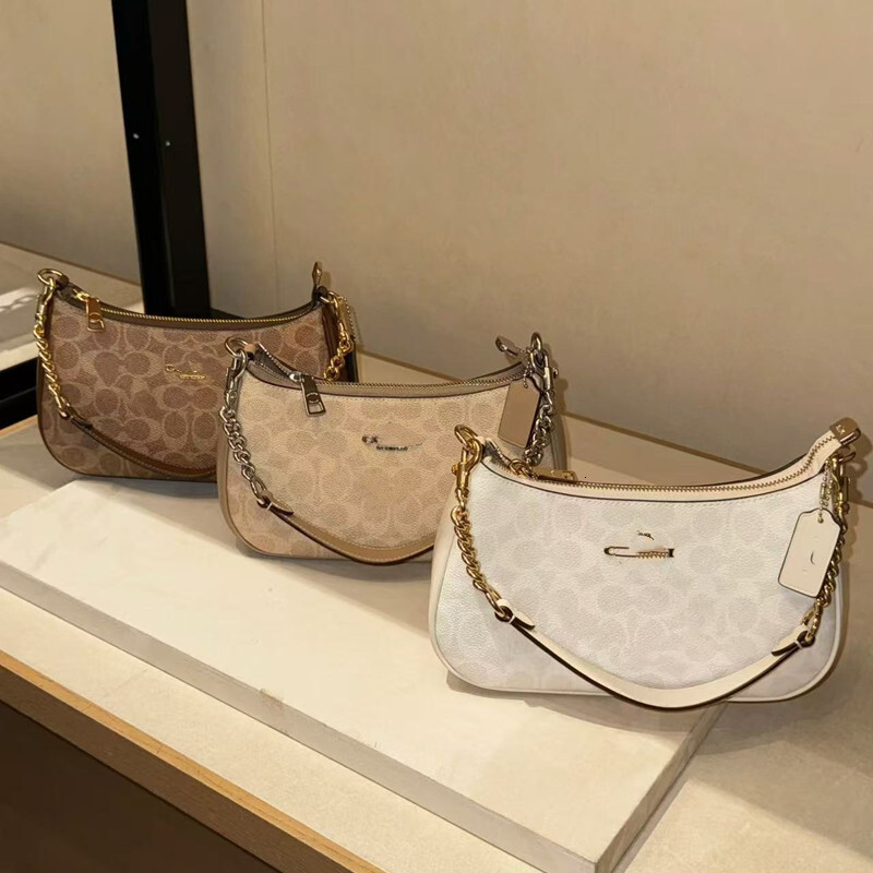 Designer Free Shipping New Women's Handbag Teri25 Armpit Bag Classic Vintage Flower Fashion Shoulder Crossbody Bag Mahjong Bag Crescent Bag