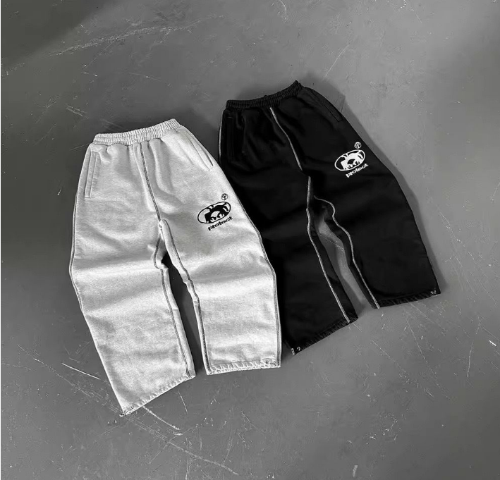 Men's Pants 2025 Korean Street Fashion Stripe Casual Pants Baggy Simple Retro Harajuku Straight Pants for Couple Daily Track Pants2026