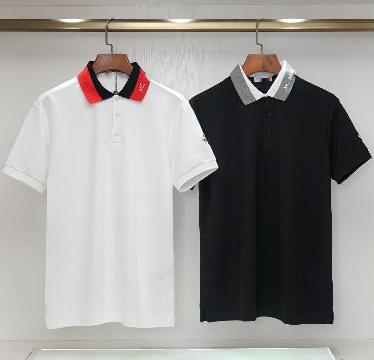Summer men's luxury polos designer t shirt summer business office oversized cotton embroideried in colloar t shirts tee women men clothing