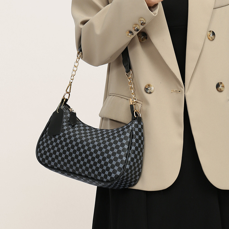 Cross border niche design retro women's flower bag new color blocked multifunctional shoulder bag luxury handbag designer bag