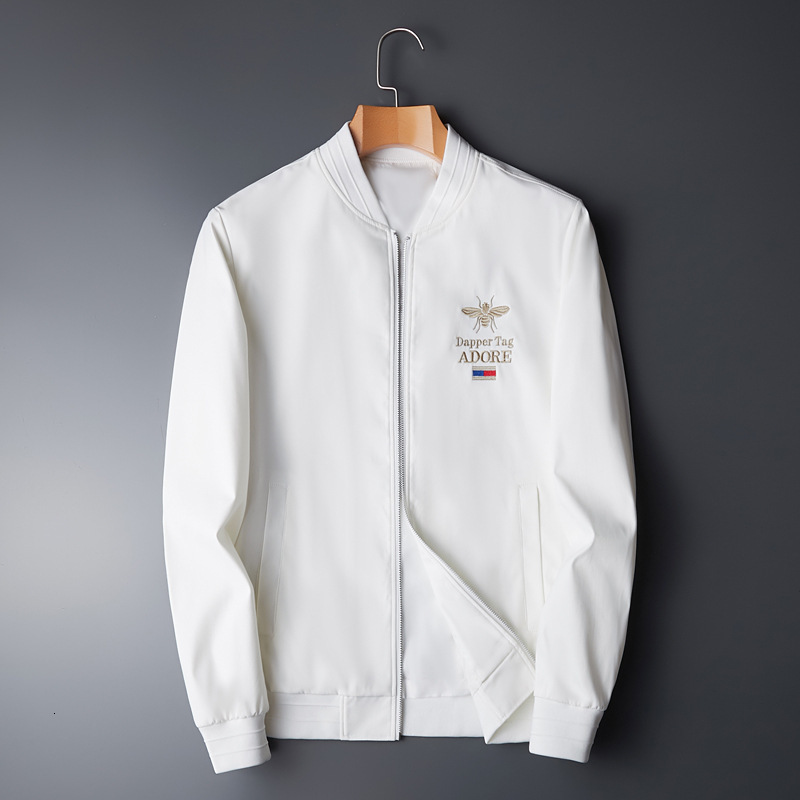 Young Middle-aged Men's Casual Spring and Autumn 2023 New Korean with Handsome Little Bee Embroidery Contact customer service for custom produc