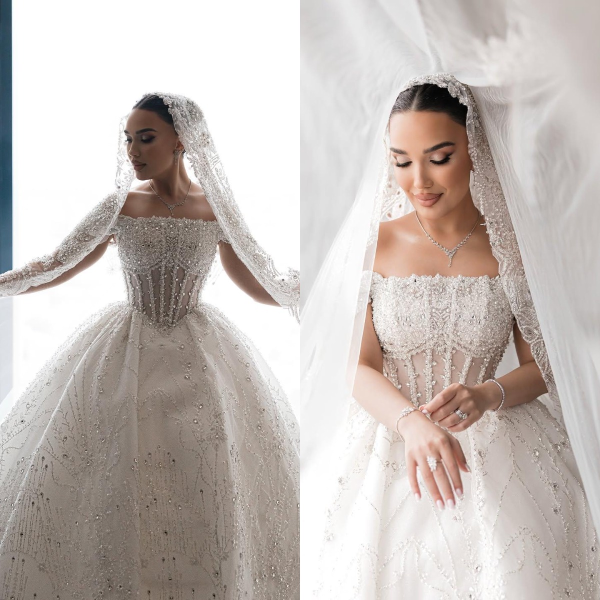 Classic Ball Gown Wedding Dress Off Shoulder Sleeveless Bridal Gowns Crystal Sequins Backless Court Train Dresses Custom Made vestidos de novia