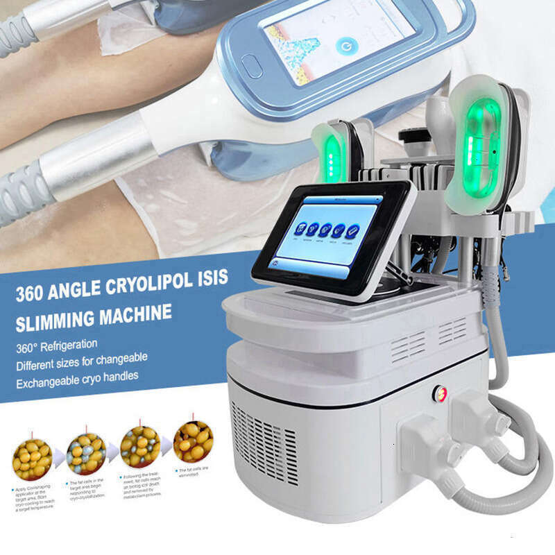 High Power Cyrotherapy Body Slimming Machine 5 Handles Cryopoliysis Apparatus Cryo-Cryopolizs 360 Cryolipolysis Fat Freeze Cryolipolysis Machi