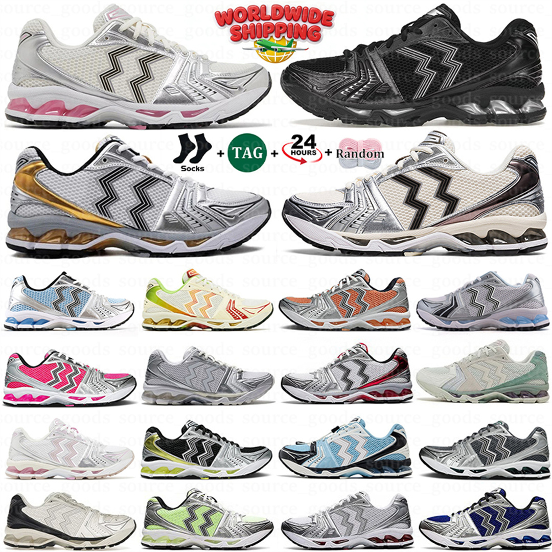 Designer Sports K14 Running Shoes Mens Womens Sneakers Pink Triple Pure Black Silver Orange Green Grey Brown Outdoor Sneakers Chaussure Classic Unis