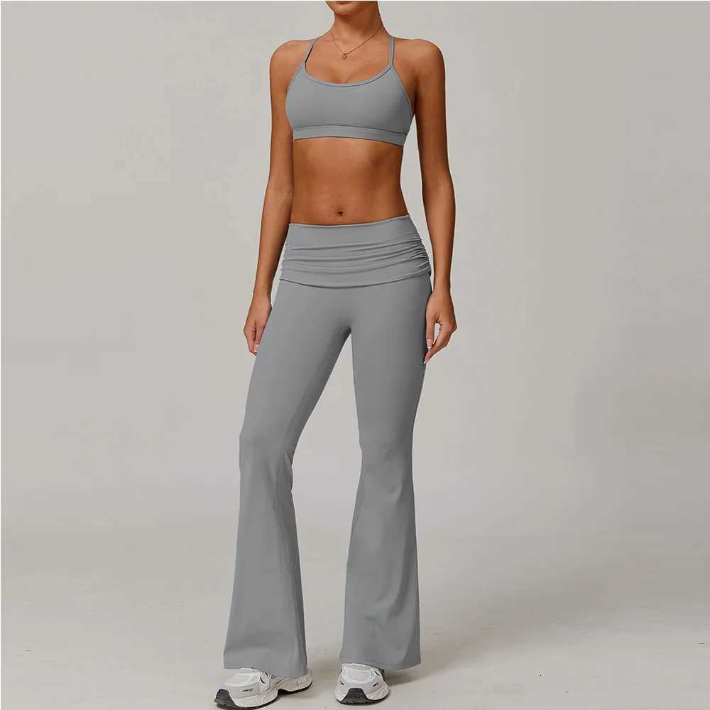 Yoga Suit 2 Pieces Women Sports Bra High Waist Leggings Shorts Outfit Gym Set Fitness Workout Clothes Running Push Up SportswearT251212-image-1088146879