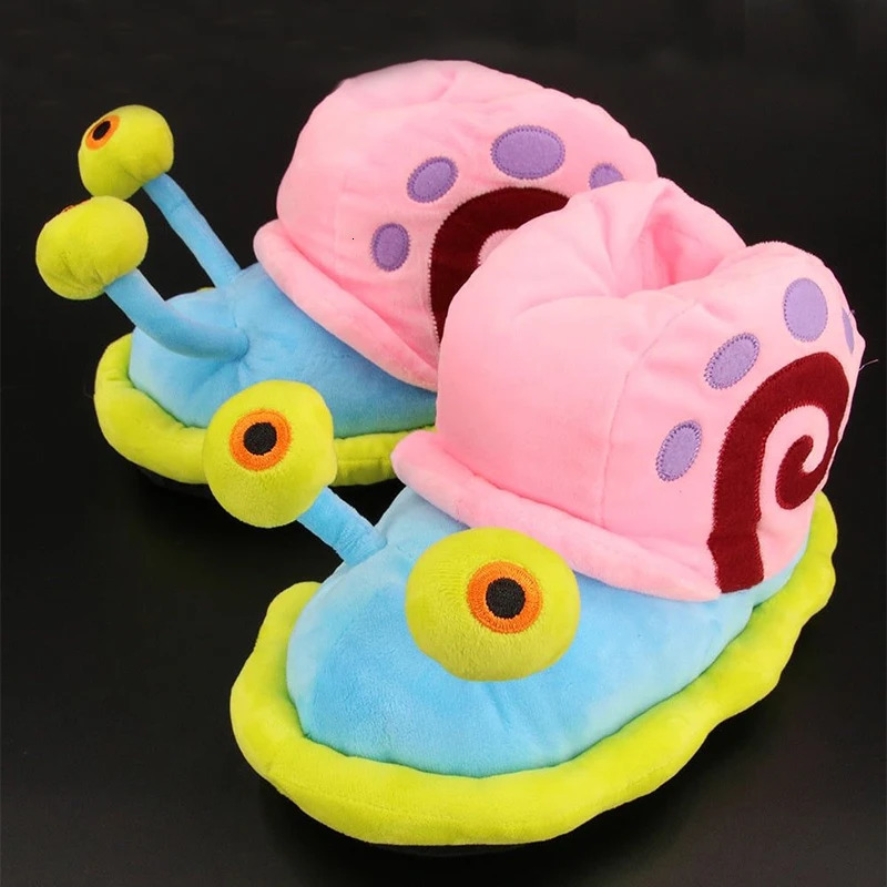 Funny Snail Slippers Cartoon Warm Indoor Home Cotton Shoes Mens and Womens Winter Anti slip 251210