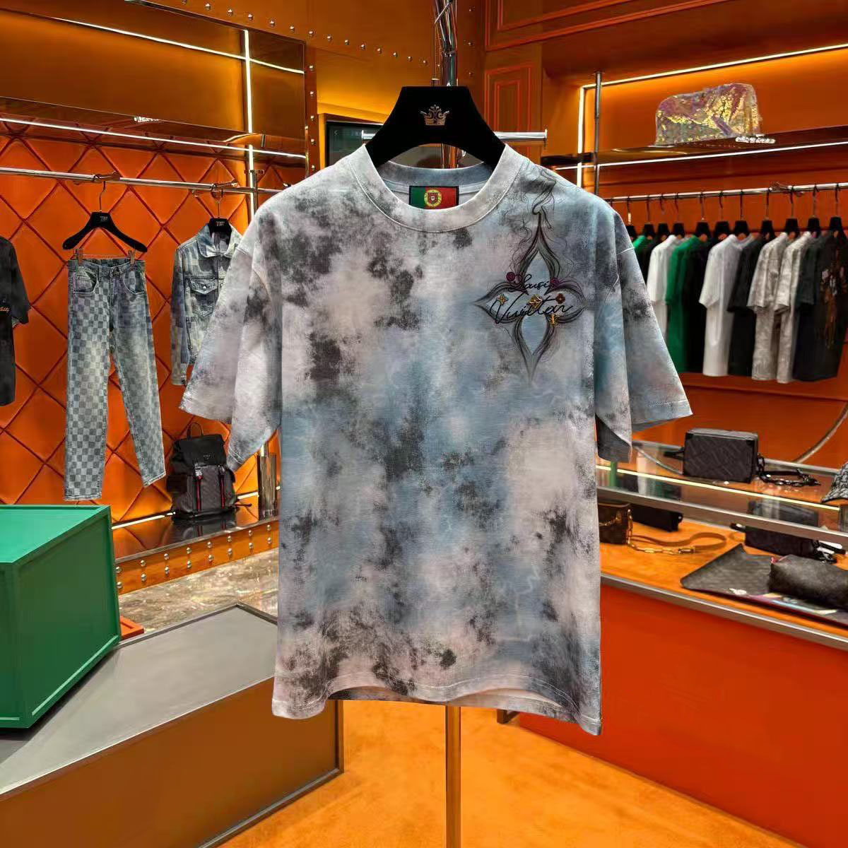 Mens T-Shirts Designer T-shirt Casual Mens Womens T-shirt Letters 3D Stereoscopic printed short sleeve best-selling luxury men's hip hop clothi