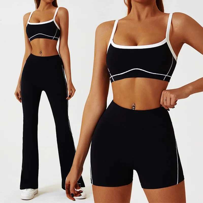 Cloud Rise Women Sports Tracksuit Yoga Set Gym Fitness Suit Workout Two Piece Sportswear BraHigh Waist Leggings Pilates OutfitsT251212-image-1088148536