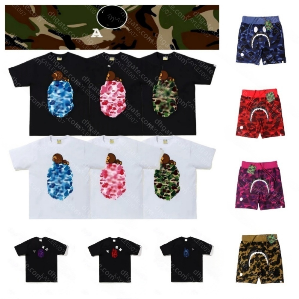 Shark mens designer t shirt for men womens graphic tee foam printed shirts tluxury shorts Street Tracksuit leisure men tshirt clothes brand jorts po