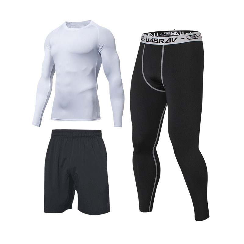 Autumn and Winter sweatshirt New Sports Suit Men's Quick-Drying Casual Running Tights Sweat Suit Pants Men's Fitness Suit free shipping