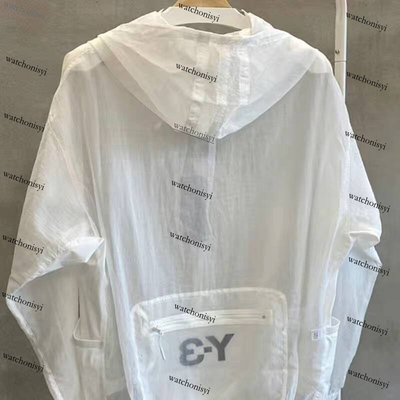 Hommes vestes à capuche femmes mince Y3 pull décontracté Couple sport vêtements de protection solaire fermeture éclair Y1289