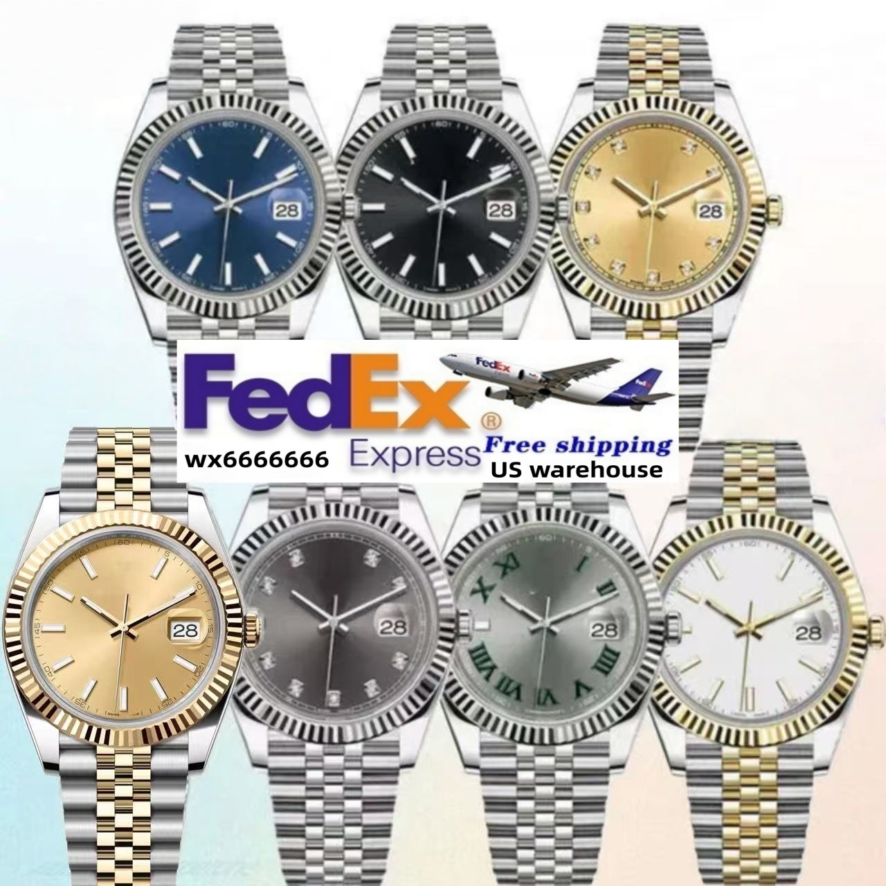 Luxury Mens watch Mechanical Watches date just watch High quality Designer Sapphire mirror surface Watch Stainless steel Watch 41MM Luminous waterpr