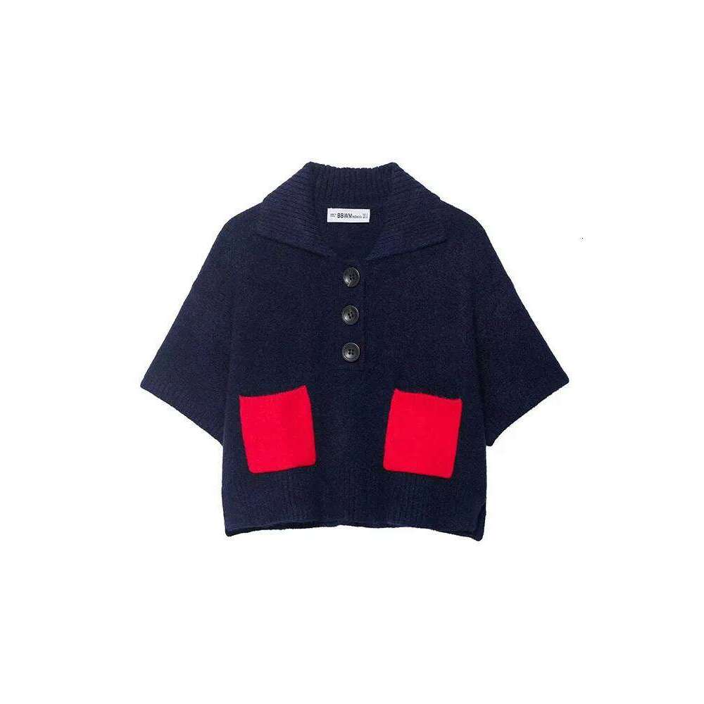 Designer Clothes Women S Autumn New Fashion Lazy Style Casual Knitted Shirt Chic Short Sleeved Loose Sweater Pullover Hot Selling